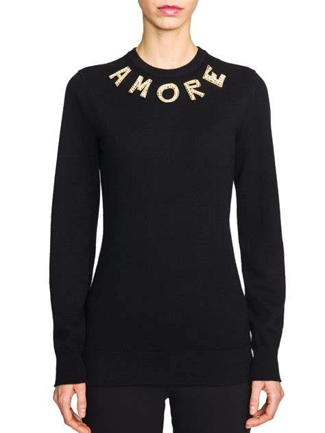 dolce gabbana sweater women|dolce and gabbana cashmere sweater.